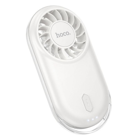Portable mini fan Hoco HX611 milky white