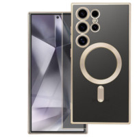 Case for Samsung A08 Electro Mag Cover compatible with MagSafe gold