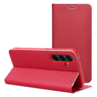 Flip case for Samsung S26 FE Luna Book Carbon red
