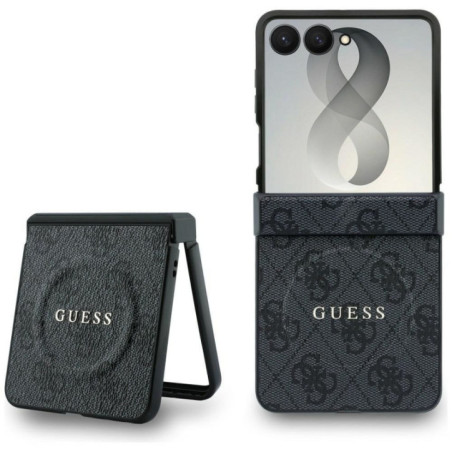 GUESS case for SAMSUNG GALAXY Z FLIP 8 compatible with MagSafe (4G Classic) black