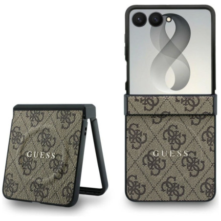 GUESS case for SAMSUNG GALAXY Z FLIP 8 compatible with MagSafe (4G Classic) brown