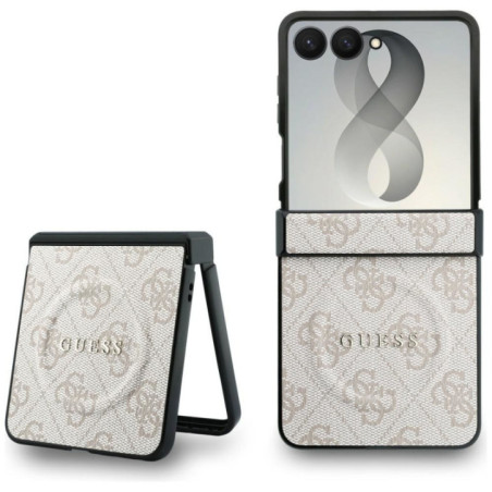 GUESS case for SAMSUNG GALAXY Z FLIP 8 compatible with MagSafe (4G Classic) pink
