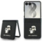 KARL LAGERFELD case for SAMSUNG GALAXY Z FLIP 8 (Karl&Choupette Saffiano Pins) black KARL LAGERFELD case for SAMSUNG GALAXY Z FLIP 8 (Karl&Choupette Saffiano Pins) black