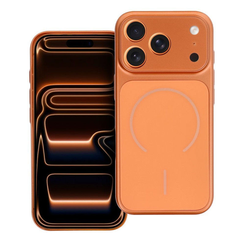 Case for iPhone 13 PRO Make 17 compatible with MagSafe orange