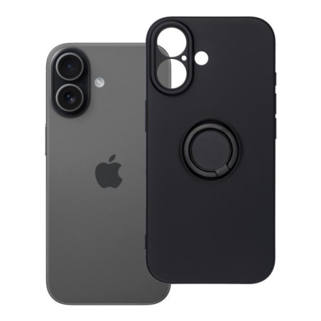 Case for iPhone 17 Silicone Ring black