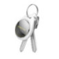 BOROFONE GPS Locator Tracker Tag white (UNIVERSAL for Apple Find + Android Find Hub)