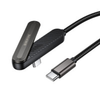 CABLE FOR GAMING+WATCHING USB-C / USB-C 100cm Borofone Premium Braided BX125 60W (mit Ständer)