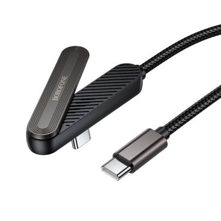 CABLE FOR GAMING+WATCHING USB-C / USB-C 100cm Borofone Premium Braided BX125 60W (mit Ständer)