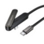 CABLE FOR GAMING+WATCHING USB-C / USB-C 100cm Borofone Premium Braided BX125 60W (mit Ständer)