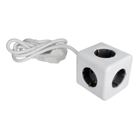 Power strip cube 5 sockets max 3680W with 1