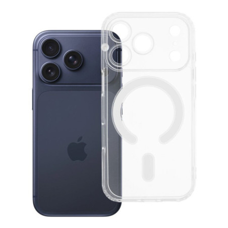 Case for iPhone 18 Pro / 17 Pro Clear Mag Cover (STR / CAMERA PROTECTION) compatible with MagSafe transparent