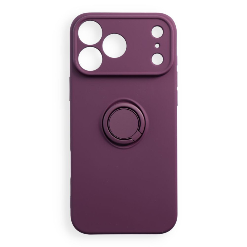 Case for iPhone 18 Pro Max / 17 Pro Max Silicone Ring dark cherry Case for iPhone 18 Pro Max / 17 Pro Max Silicone Ring dark cherry
