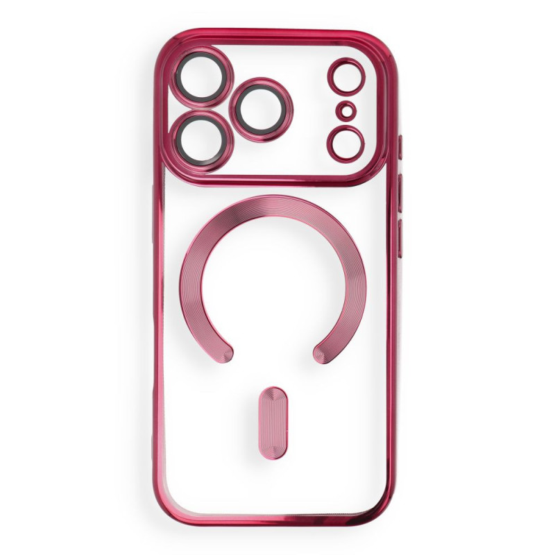 Case for iPhone 18 Pro / 17 Pro Electro Mag Cover compatible with MagSafe dark cherry Case for iPhone 18 Pro / 17 Pro Electro Mag Cover compatible with MagSafe dark cherry