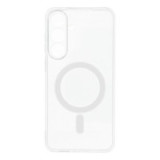 Case for Samsung S25 FE / S26 FE Clear Case 2 mm Mag Cover compatible with MagSafe (camera protection) transparent