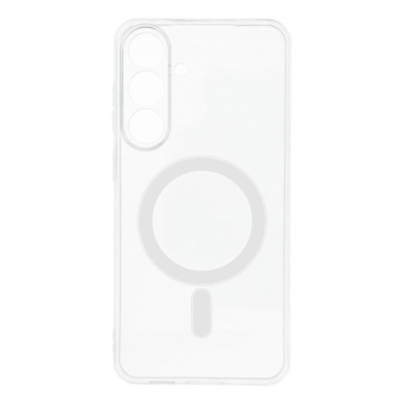 Case for Samsung S25 FE / S26 FE Clear Case 2 mm Mag Cover compatible with MagSafe (camera protection) transparent