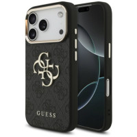 GUESS case for IPHONE 18 Pro / 17 Pro GUE005483 (PU W/ Big 4G Classic Logo) black gold