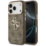 GUESS case for IPHONE 18 Pro Max / 17 Pro Max GUE005488 (PU W/ Big 4G Classic Logo) brown gold