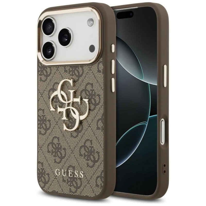 GUESS case for IPHONE 18 Pro Max / 17 Pro Max GUE005488 (PU W/ Big 4G Classic Logo) brown gold GUESS case for IPHONE 18 Pro Max / 17 Pro Max GUE005488 (PU W/ Big 4G Classic Logo) brown gold