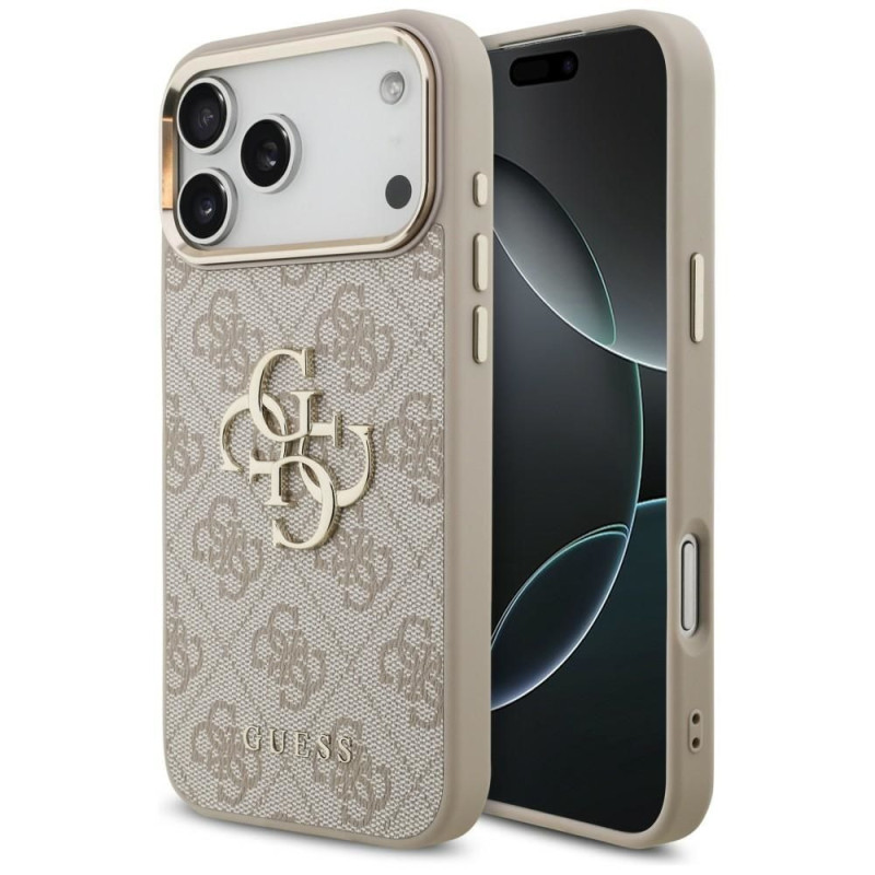 GUESS case for IPHONE 18 Pro Max / 17 Pro max GUE005593 (PU W/ Big 4G Classic Logo) rose gold