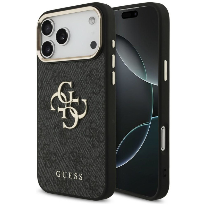GUESS case for IPHONE 18 Pro Max / 17 Pro Max GUE005594 (PU W/ Big 4G Classic Logo) black gold GUESS case for IPHONE 18 Pro Max / 17 Pro Max GUE005594 (PU W/ Big 4G Classic Logo) black gold