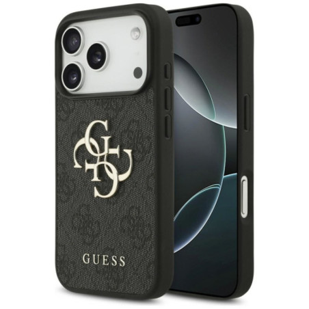 GUESS case for IPHONE 18 Pro / 17 Pro GUE005603 (4G PU Big Logo) black