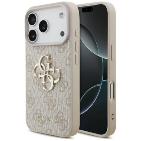 GUESS case for IPHONE 18 Pro / 17 Pro GUE005597 (4G PU Big Logo) pink