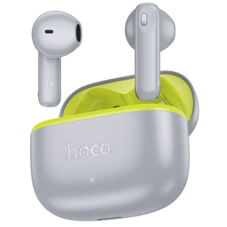 Wireless earphones Hoco TWS ANC ENC EQ28 light grey