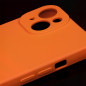 SILIKON-CASE orange für Samsung Galaxy A35 5G