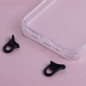 BACK-CASE HOOK mit Aufhänge-Ösen transparent für Apple iPhone 13 / 14