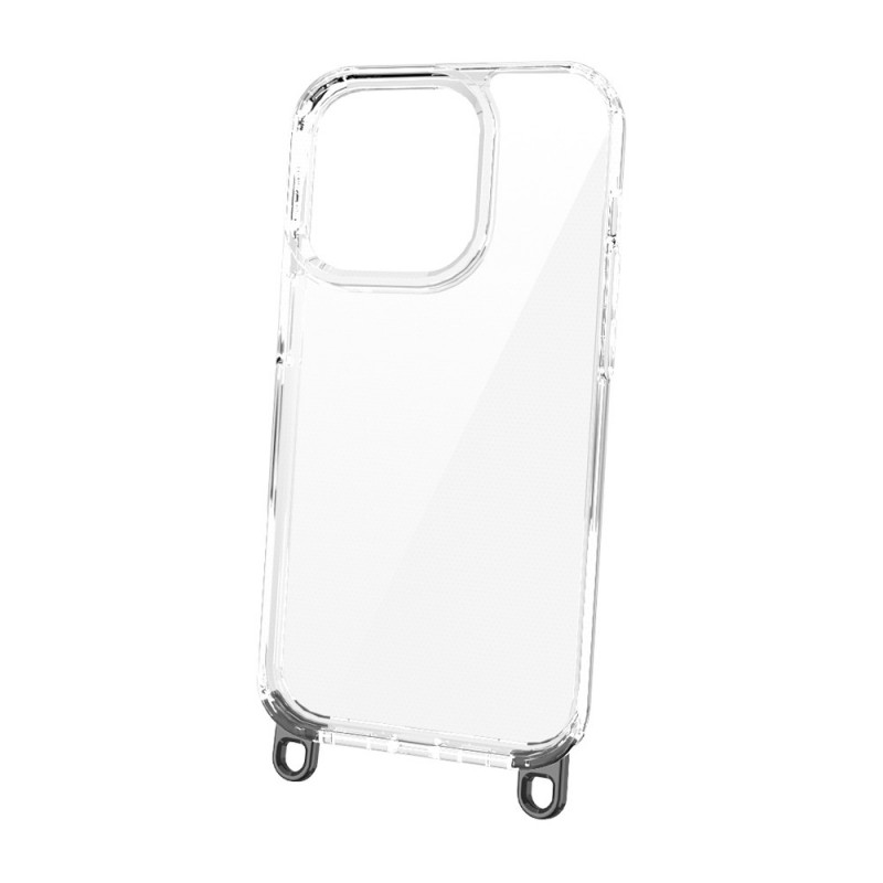 BACK-CASE HOOK mit Aufhänge-Ösen transparent für Apple iPhone 14 Pro