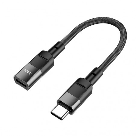 Adapter Lightning female / USB-C male HOCO U107 0,1m black