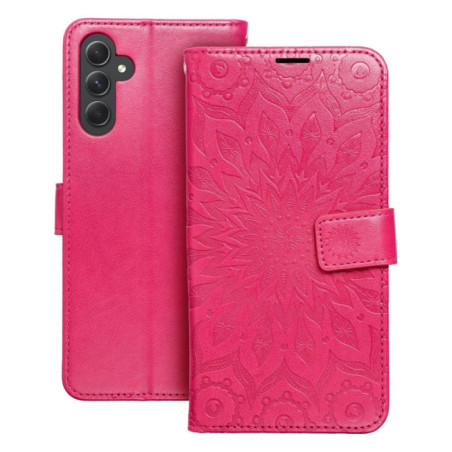 Flip case for Samsung A54 5G Mezzo Book mandala magenta
