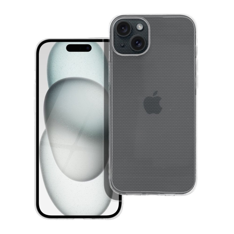 Case for iPhone 15 PLUS Clear Case 2 mm (camera protection) transparent