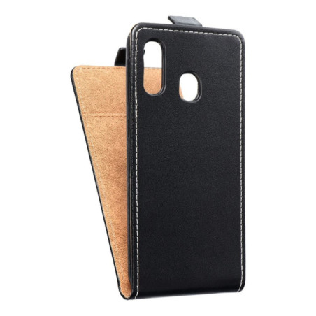 Vertical flip case for Samsung A20e Slim Flexi Fresh czarne