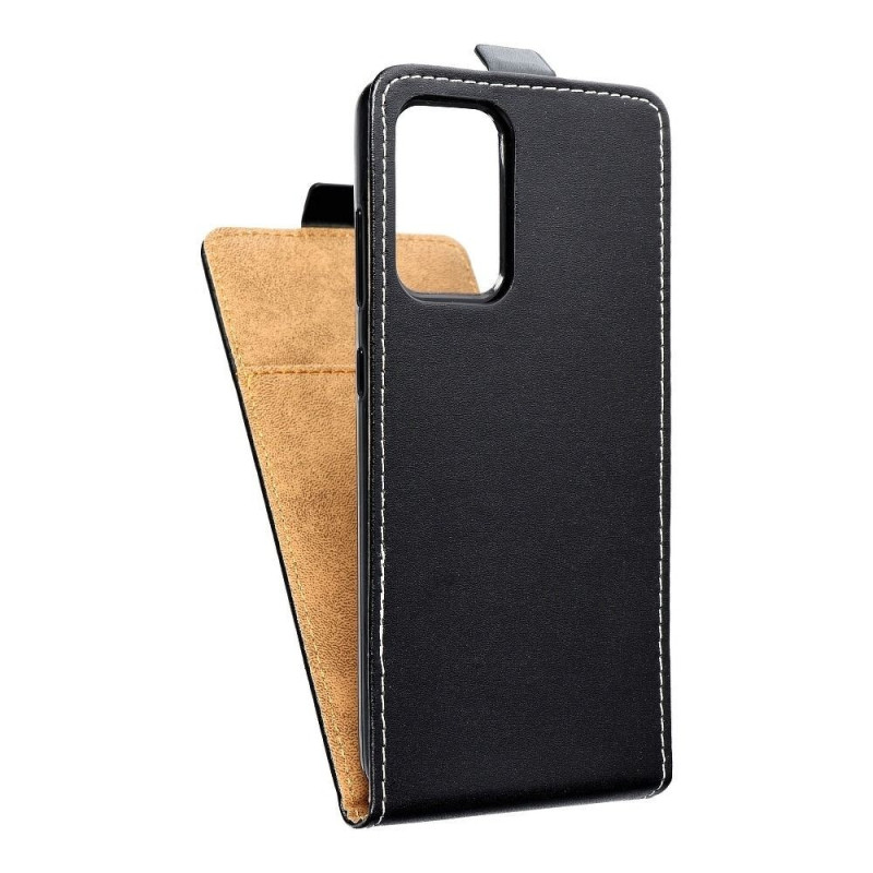 Vertical flip case for Samsung A52 5G / A52 LTE ( 4G ) / A52s 5G Slim Flexi Fresh czarne