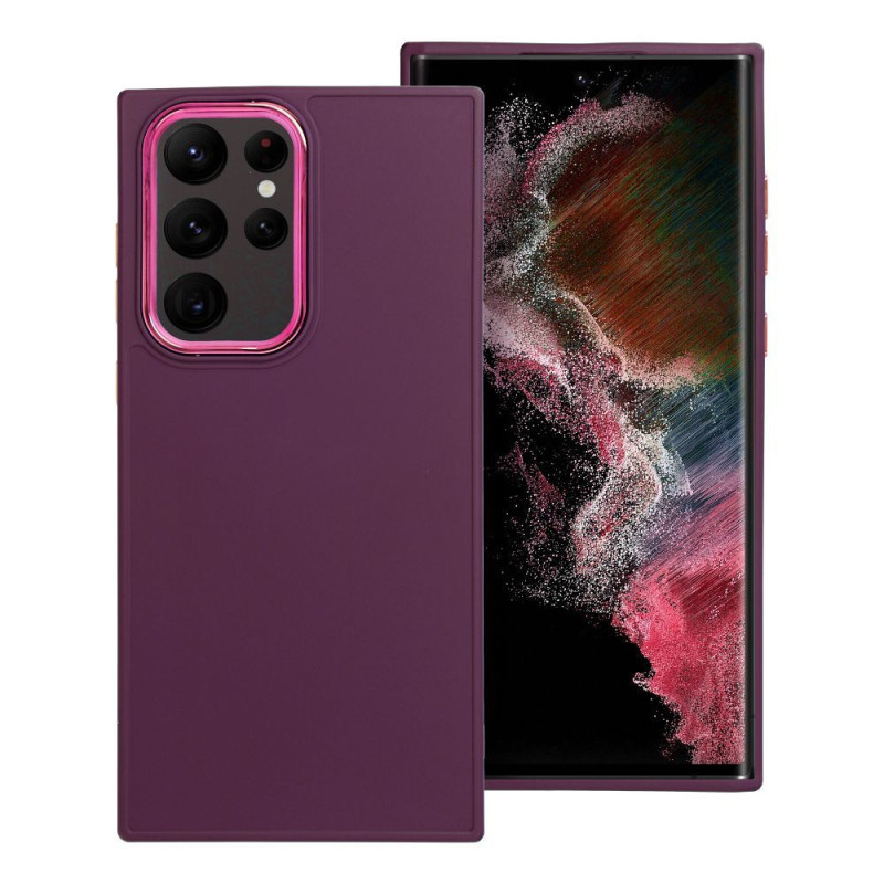 Case for Samsung S22 ULTRA Frame purple Case for Samsung S22 ULTRA Frame purple