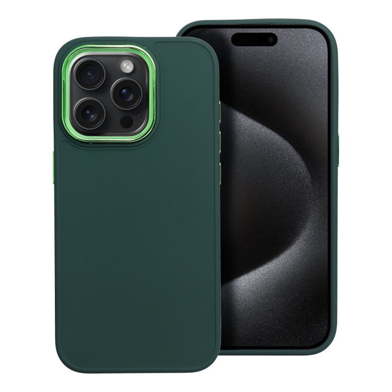 Case for iPhone 15 PRO Frame green Case for iPhone 15 PRO Frame green