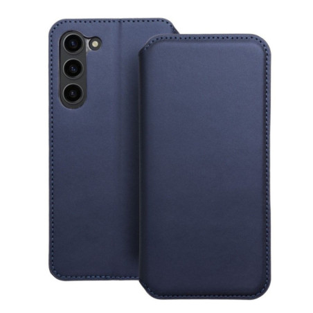 Flip case for Samsung S24 PLUS Dual Pocket Book navy blue