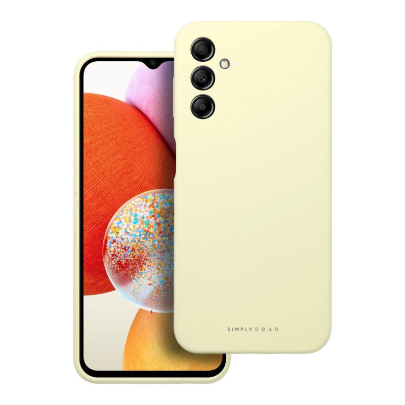 ROAR case CLOUD SKIN for SAMSUNG A14 4G / A14 5G Light Yellow ROAR case CLOUD SKIN for SAMSUNG A14 4G / A14 5G Light Yellow