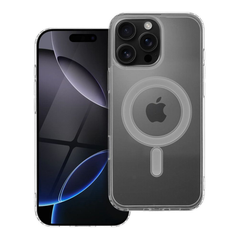 Case for iPhone 16 PRO MAX Clear Mag Cover (STR) compatible with MagSafe transparent