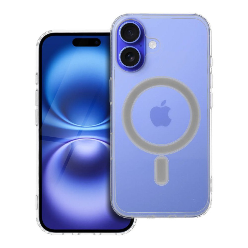 Case for iPhone 16 Clear Mag Cover (MID) compatible with MagSafe transparent Case for iPhone 16 Clear Mag Cover (MID) compatible with MagSafe transparent