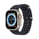 DUX DUCIS strap OCEAN WAVE silicone for Apple Watch 38 / 40 / 41 mm graphite