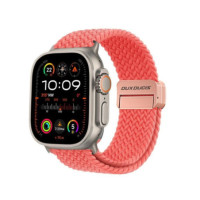 DUX DUCIS strap MIXTURE PRO stretchable braided for Apple Watch 38 / 40 / 41 mm guava
