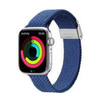 DUX DUCIS strap MIXTURE PRO stretchable braided for Apple Watch 42 / 44 / 45 / 49 mm blue