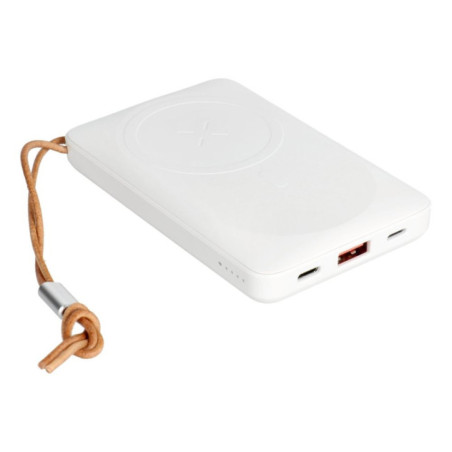 Powerbank compatible with Magsafe Veger MagOn (VP1151 / W1151) PD QC3.0 2A 20W with wireless charging 10000 mAh white