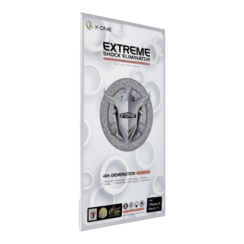 X-ONE Extreme Shock Eliminator 4th gen. (Matte Series) - for iPhone 15 Pro X-ONE Extreme Shock Eliminator 4th gen. (Matte Series) - for iPhone 15 Pro