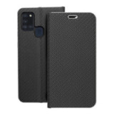 Flip case for Samsung A21s Luna Book Carbon black