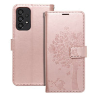 Flip case for Samsung A33 5G Mezzo Book tree rose gold
