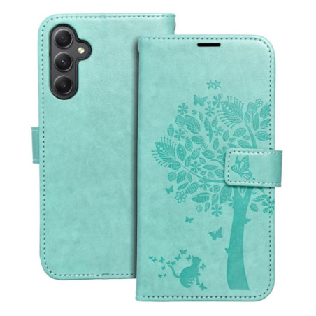 Flip case for Samsung A34 5G Mezzo Book tree green
