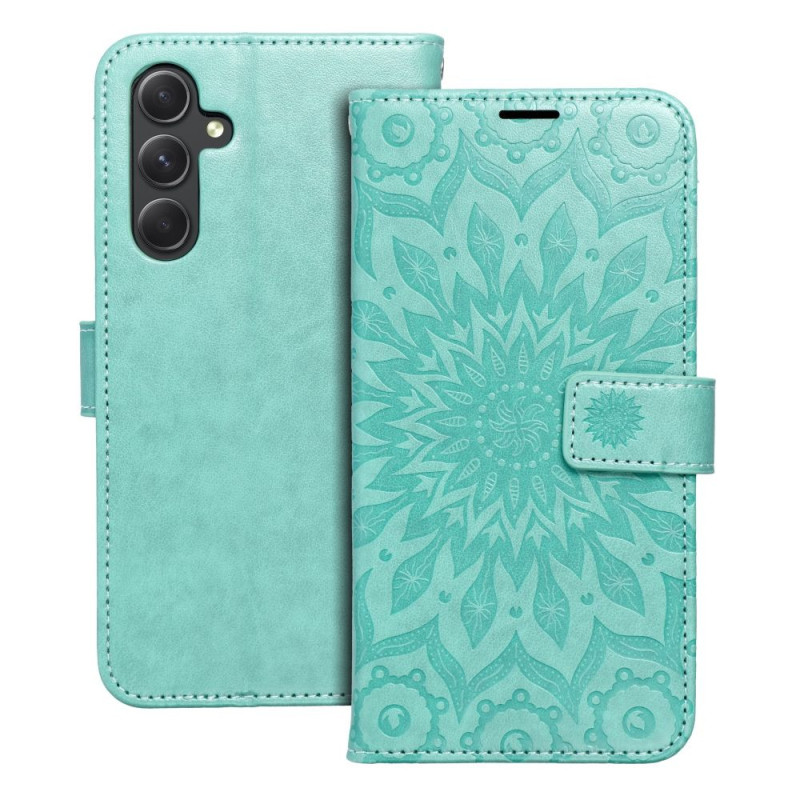 Flip case for Samsung A54 5G Mezzo Book mandala green Flip case for Samsung A54 5G Mezzo Book mandala green